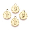 Ion Plating(IP) 304 Stainless Steel Pendants STAS-F282-07G-1