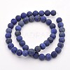 Natural Lapis Lazuli Round Beads Strands G-D660-12mm-2