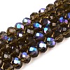 Electroplate Glass Beads Strands EGLA-A044-T6mm-L16-1