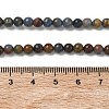 Natural Dumortierite Beads Strands G-F826-A01-4mm-7