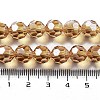 Electroplate Transparent Glass Beads Strands LS-EGLA-A035-T10mm-A17-4