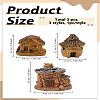 3Pcs 3 Styles Resin House Decorations DJEW-LP0001-25-2