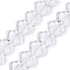 Transparent Glass Beads Strands GLAA-N001-60-1