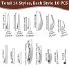 Iron Alligator & Snap Hair Clip Findings IFIN-PH0024-60P-4