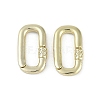 Brass Spring Gate Rings KK-Z078-01G-1