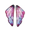 2Pcs Transparent Epoxy Resin Pendants RESI-A044-04B-1