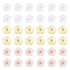 60Pcs 3 Colors 1-Hole Resin Buttons RESI-TA0004-42-2