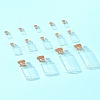24Pcs 4 Styles Glass Jar Glass Bottles AJEW-FS0001-21-9