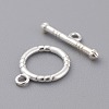 Sterling Silver Toggle Clasps X-STER-A008-21-2