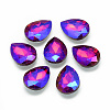 Pointed Back Glass Rhinestone Cabochons RGLA-T017-18x25mm-03-1