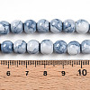 Baking Paint Glass Beads Strands DGLA-N003-8mm-C07-5
