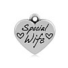 Heart with Word Special Wife 316 Stainless Steel Pendants STAS-I061-142-1
