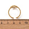 304 Stainless Steel Enamel Cuff Rings for Women RJEW-F194-02G-3
