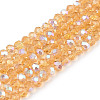 Electroplate Glass Beads Strands EGLA-A044-T3mm-L23-1
