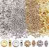 1200Pcs 4 Styles CCB Plastic Spacer Beads CCB-SP0001-07-1