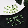 Transparent Light Green Acrylic Beads TACR-YW0001-09B-9