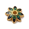 Multi-Petal Alloy Enamel Bead Caps X-FIND-G029-02G-2