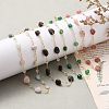Nuggets Natural Gemstone Beaded Necklaces NJEW-JN03188-5