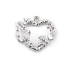 Brass Micro Pave Cubic Zirconia Pendants KK-K371-41B-P-1