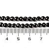 Natural Black Spinel Beads Strands G-F770-B01-01-5