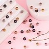40Pcs 4 Colors 304 Stainless Steel Big Hole Beads STAS-SZ0001-86-4