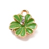 Alloy Enamel Pendants X-ENAM-M055-30G-2