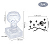 Clear Acrylic Soap Stamps DIY-WH0437-005-4