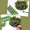 Resin Mini Grass Tufts AJEW-WH20120-10A-01-6
