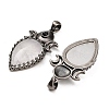 Natural Quartz Crystal Pendants GG-CBACC2B-05AS-01-2