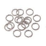 5mm Silver Jump Rings 21 Gauge Iron Based Alloy 100pcs 5mm X 0.7mm 