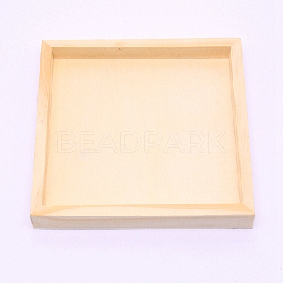 Wooden Storage Box LS-OBOX-WH0006-09-1