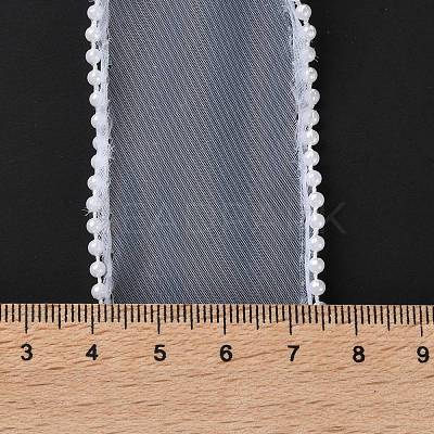 5 Yards ABS Pearl Edged Mesh Ribbon for Bowknot Making OCOR-B004-01A-07-1