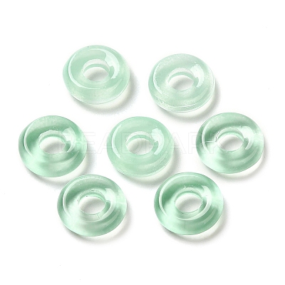 Transparent Glass European Beads GLAA-A012-03A-1