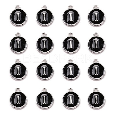 Platinum Plated Alloy Charms LS-ENAM-S118-02I-P-1