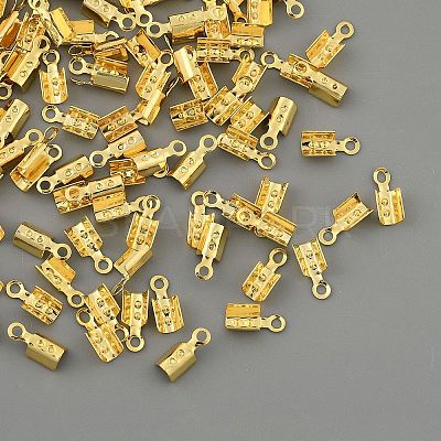 Brass Cord Ends FIND-WH0152-916B-G-1