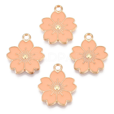 Alloy Enamel Pendants X-ENAM-S121-115K-1