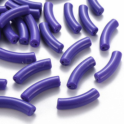 Opaque Acrylic Beads MACR-S372-002B-S017-1