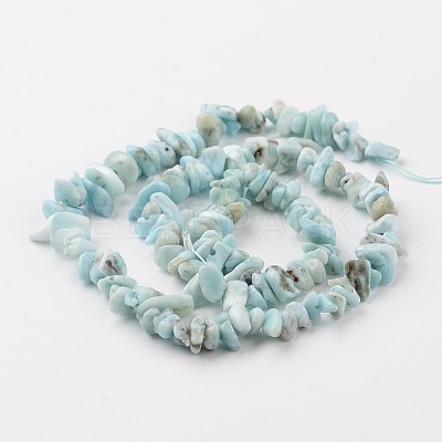 Chip Natural Larimar Bead Strands G-M349-09-1