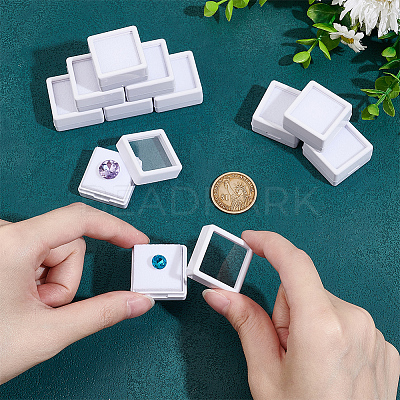 Plastic Loose Diamond Storage Boxes CON-WH0089-72A-1