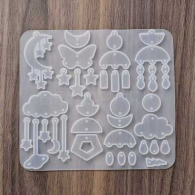 Earrings Pendants DIY Silicone Mold DIY-Q033-07A-1