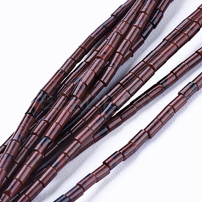 Natural Mahogany Obsidian Bead Strands G-F600-03-1