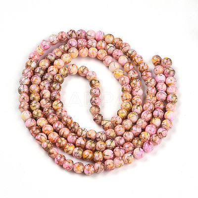 Baking Paint Glass Beads X1-DGLA-N003-6mm-B02-1