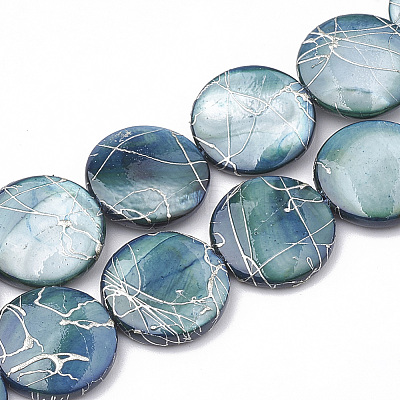 Freshwater Shell Beads Strands X-SHEL-N020-2-02B-1