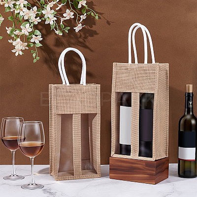 4Pcs Jute Tote Bags ABAG-WA0001-27-1