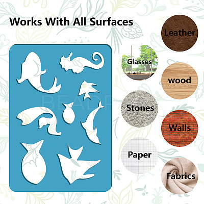 Acrylic Earring Handwork Template DIY-WH0359-048-1