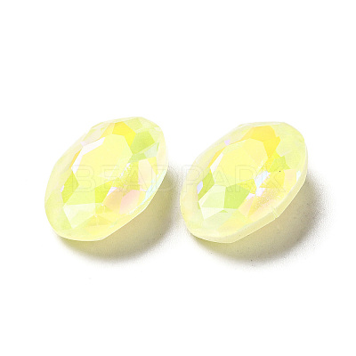 Mocha Fluorescent Style Glass Rhinestone Cabochons GGLA-M005-01B-226MK-1