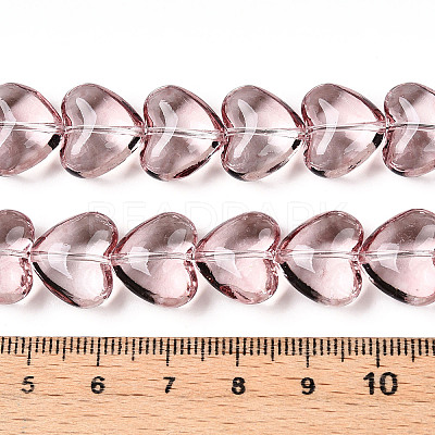 Transparency Glass Beads Strands GLAA-T023-13H-1