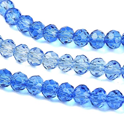 Transparent Painted Glass Beads Strands DGLA-A034-T3mm-A01-1