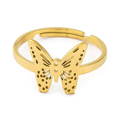 201 Stainless Steel Adjustable Rings for Women RJEW-D082-02I-1
