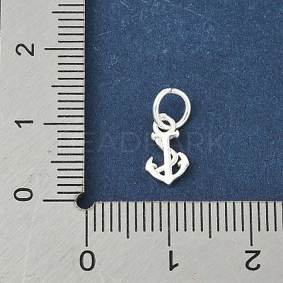 925 Sterling Silver Boat Anchor Charms STER-S011-02S-1